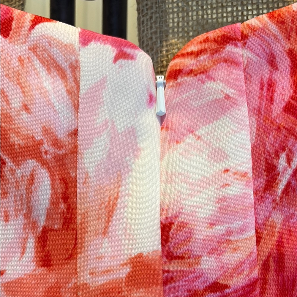 Jessica H. Floral Pink Sleeveless Dress - Picture 4 of 10